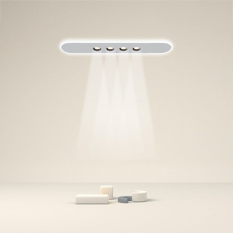 Plafonnier LED moderne minimaliste en fer et acrylique rectangulaire, carré, rond pour salon 