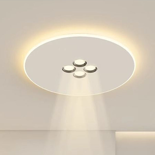 Plafonnier LED moderne minimaliste en fer et acrylique rectangulaire, carré, rond pour salon 