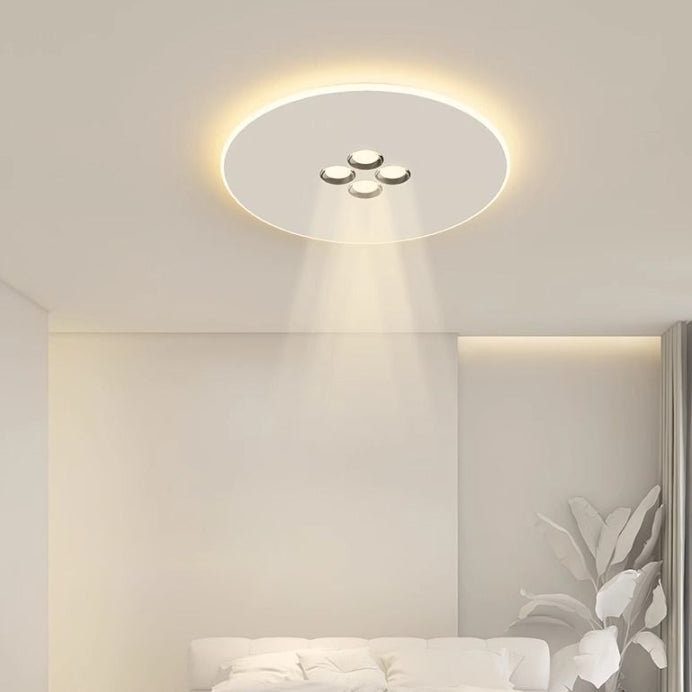 Plafonnier LED moderne minimaliste en fer et acrylique rectangulaire, carré, rond pour salon 