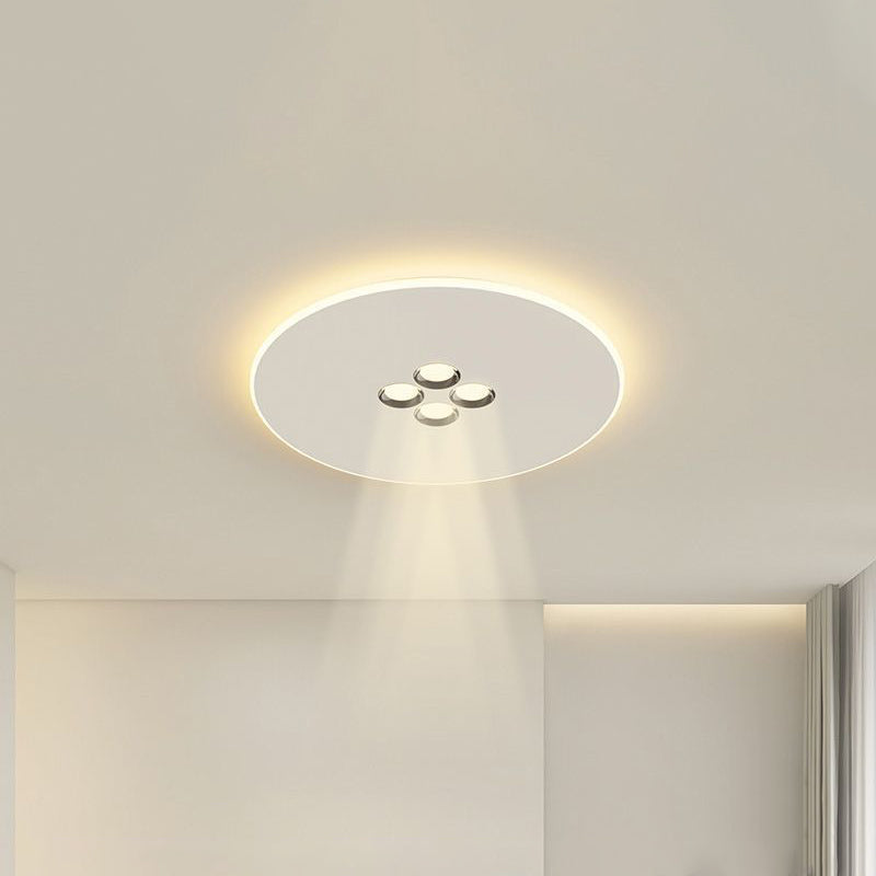 Plafonnier LED moderne minimaliste en fer et acrylique rectangulaire, carré, rond pour salon 