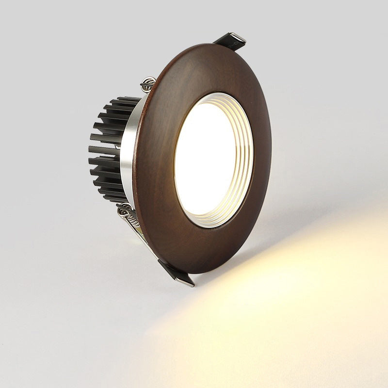 ضوء السقف المستدير LED التقليدي الصيني الجوز الألومنيوم الأكريليك لتسليط الضوء على الممر 