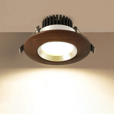 ضوء السقف المستدير LED التقليدي الصيني الجوز الألومنيوم الأكريليك لتسليط الضوء على الممر 