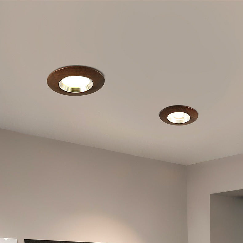 ضوء السقف المستدير LED التقليدي الصيني الجوز الألومنيوم الأكريليك لتسليط الضوء على الممر 