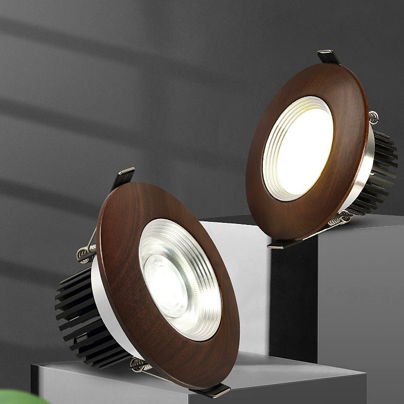 ضوء السقف المستدير LED التقليدي الصيني الجوز الألومنيوم الأكريليك لتسليط الضوء على الممر 