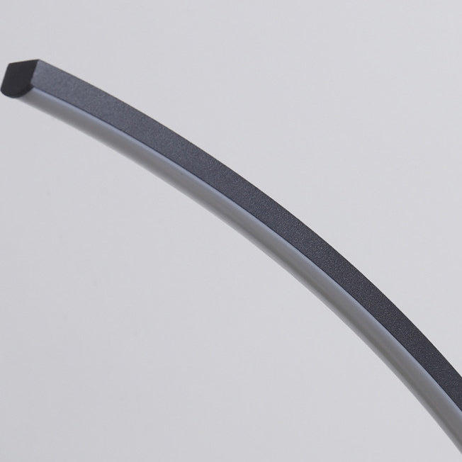 Modern Minimalist USB Curved Iron Aluminum LED Desk Lamp For Study