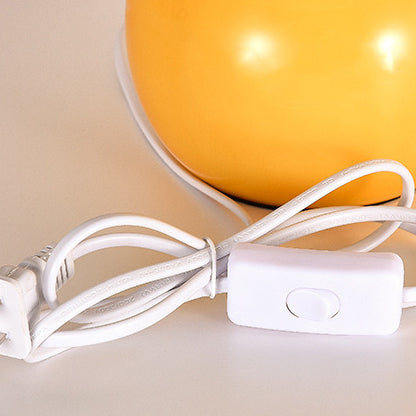 Lámpara de mesa de 1 luz con cúpula de vidrio tradicional francesa para mesita de noche 