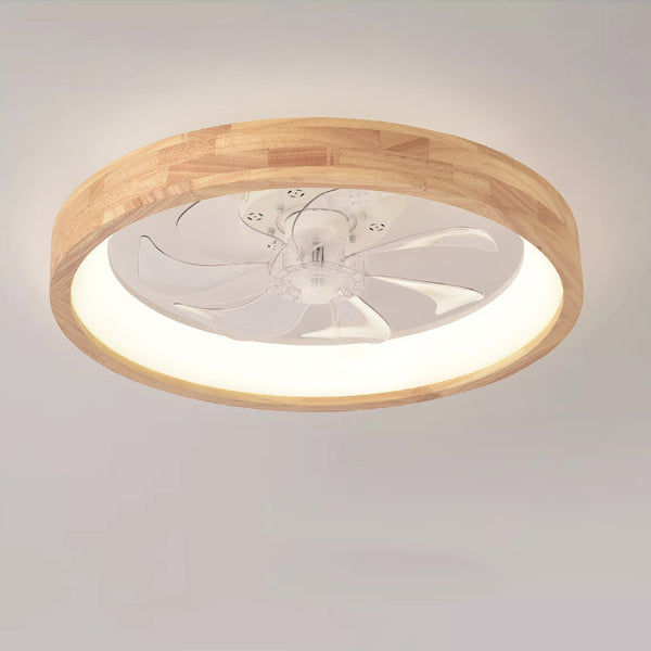 伝統的な日本の無垢材 鉄 アクリル ABS 丸型 中空 LED シーリング