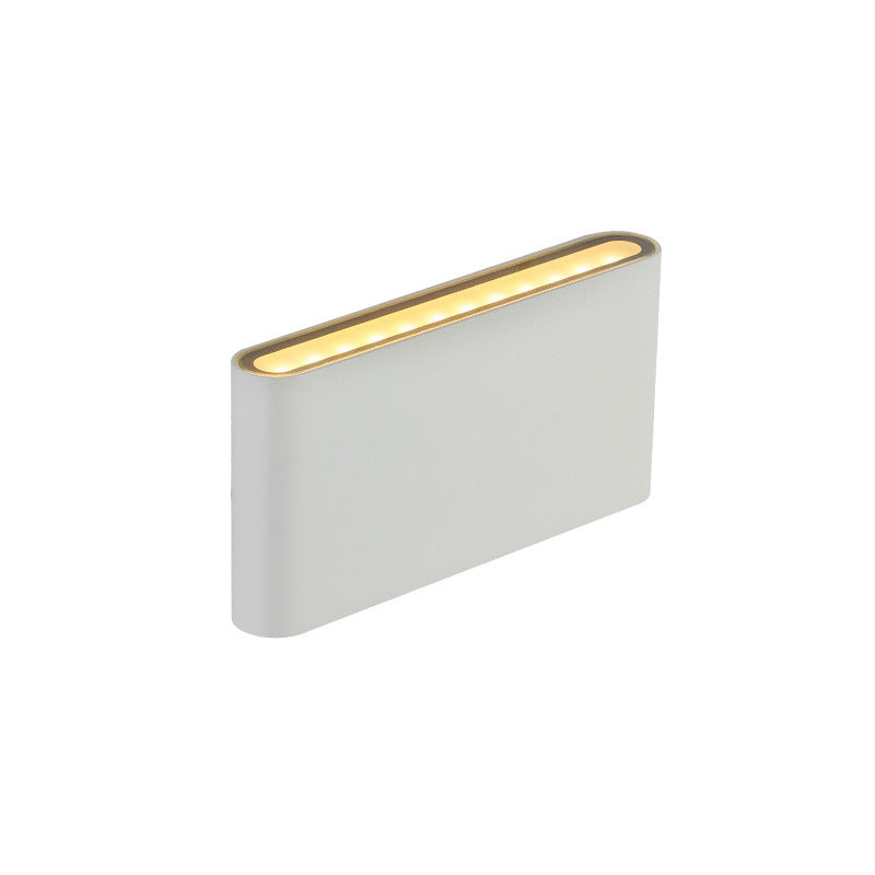 Applique murale LED carrée rectangulaire en aluminium moderne et minimaliste pour chevet 
