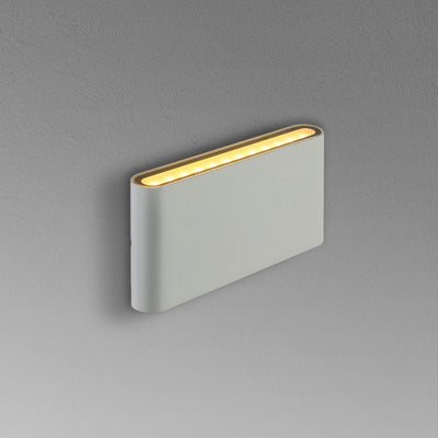 Applique murale LED carrée rectangulaire en aluminium moderne et minimaliste pour chevet 