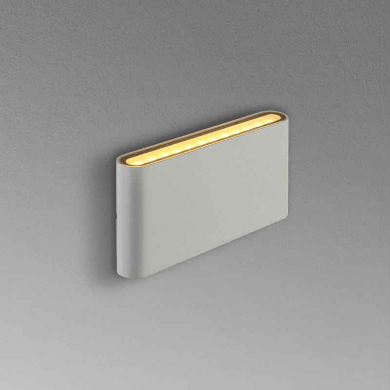 Applique murale LED carrée rectangulaire en aluminium moderne et minimaliste pour chevet 