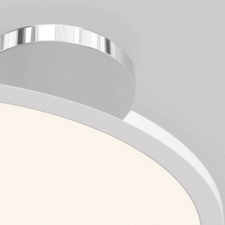 Lumière de plafond LED à montage affleurant en fer, aluminium et acrylique pour enfants, simplicité moderne, avec oreilles de panda amovibles, pour chambre à coucher 