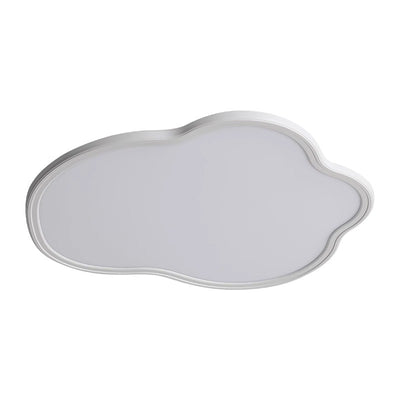 Modern Minimalist Aluminum PVC Irregular Cloud LED Flush Mount Ceiling Light For Bedroom