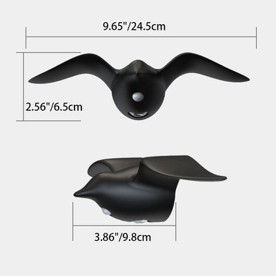 Applique murale LED Gull en ABS rechargeable étanche et créative contemporaine pour couloir 