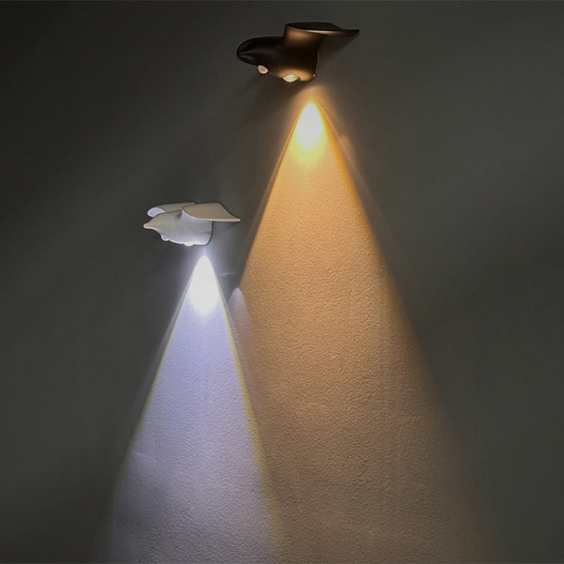 Applique murale LED Gull en ABS rechargeable étanche et créative contemporaine pour couloir 
