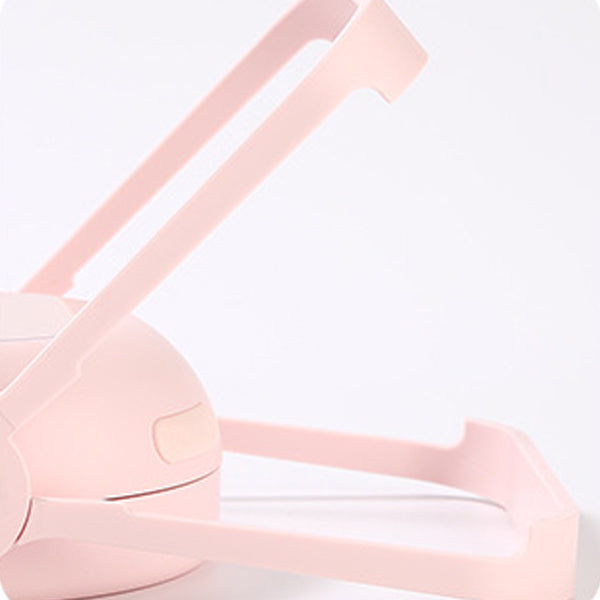 مصباح طاولة LED مع مرآة دائرية قابلة للطي وقابلة لإعادة الشحن مصنوع من السيليكا وABS وPC للإضاءة الليلية في غرفة النوم 