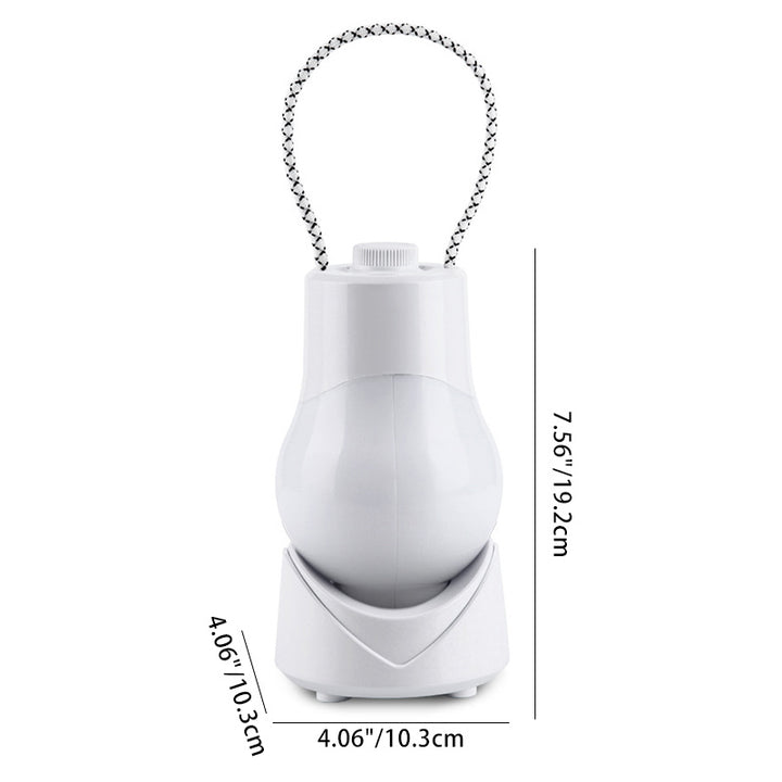 Lampe de Table LED avec Boîte à Musique Portable Rechargeable en ABS à Simplicité Moderne, Veilleuse pour Chambre 
