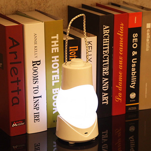 Lampe de Table LED avec Boîte à Musique Portable Rechargeable en ABS à Simplicité Moderne, Veilleuse pour Chambre 