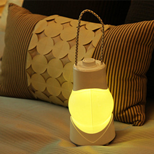 Lampe de Table LED avec Boîte à Musique Portable Rechargeable en ABS à Simplicité Moderne, Veilleuse pour Chambre 