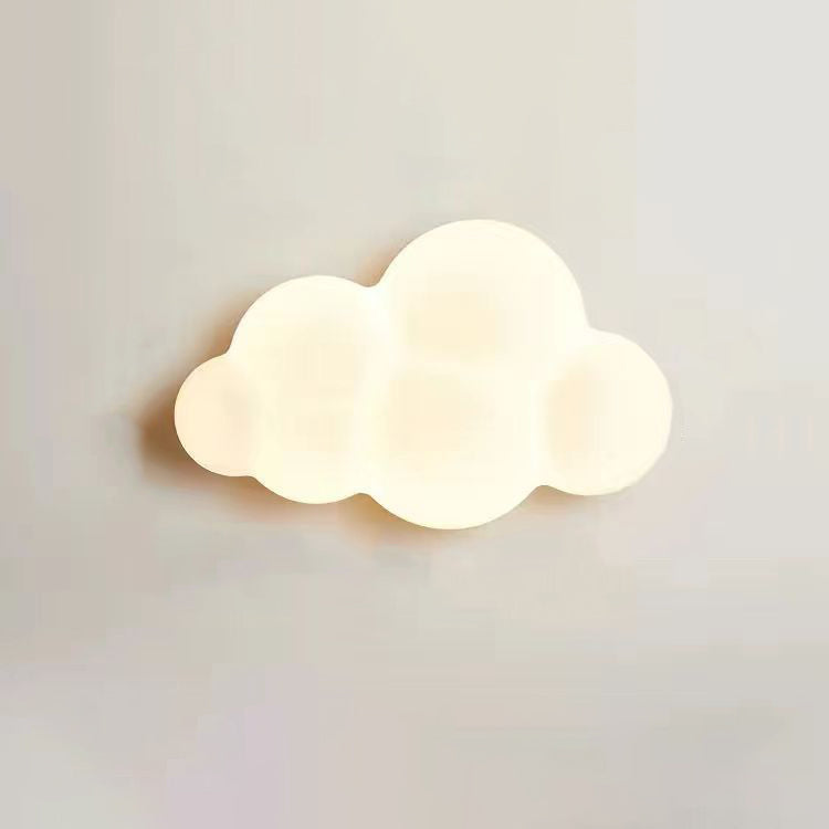 現代的な北欧ハードウェア PE スター クラウド リーフ LED フラッシュマウント天井灯 ホールウェイ用 