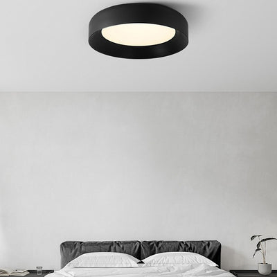 Luz de techo LED empotrada de hierro acrílico redonda minimalista moderna para dormitorio 