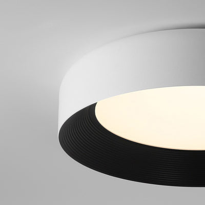 Luz de techo LED empotrada de hierro acrílico redonda minimalista moderna para dormitorio 