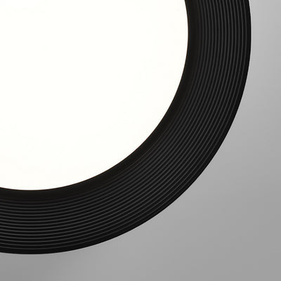 Luz de techo LED empotrada de hierro acrílico redonda minimalista moderna para dormitorio 