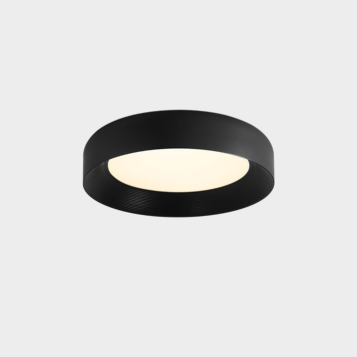 Luz de techo LED empotrada de hierro acrílico redonda minimalista moderna para dormitorio 