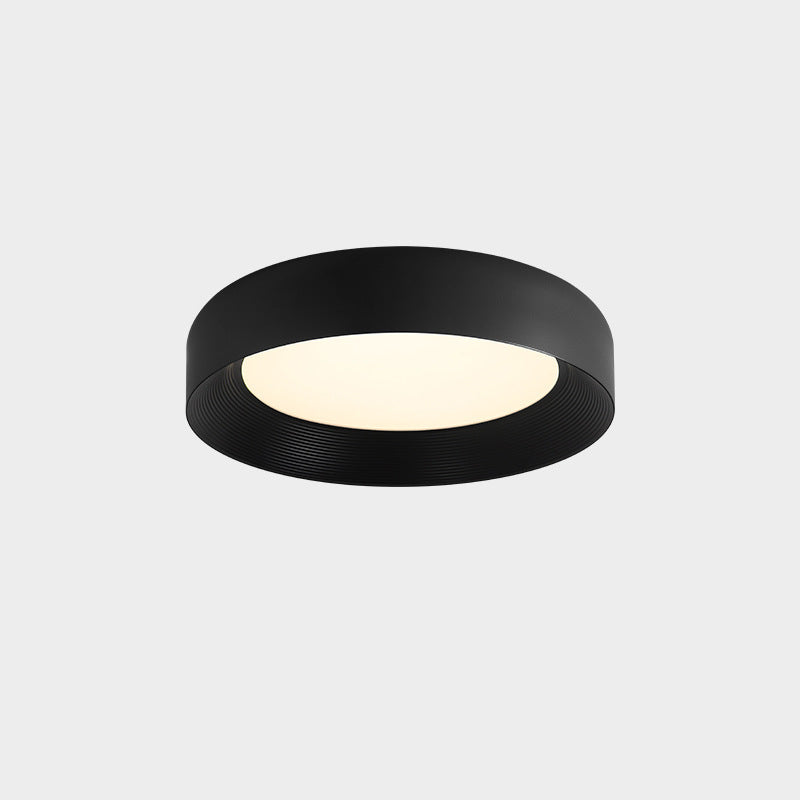 Luz de techo LED empotrada de hierro acrílico redonda minimalista moderna para dormitorio 