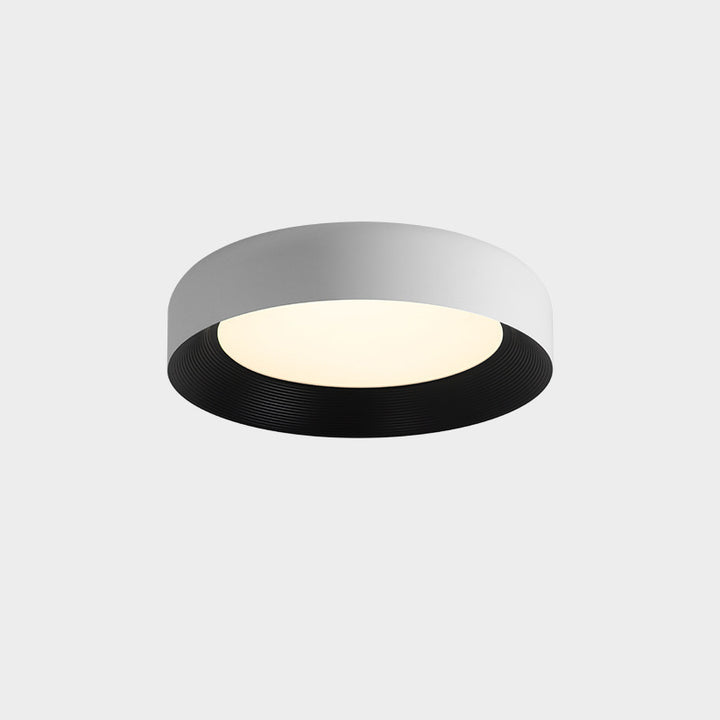 Luz de techo LED empotrada de hierro acrílico redonda minimalista moderna para dormitorio 