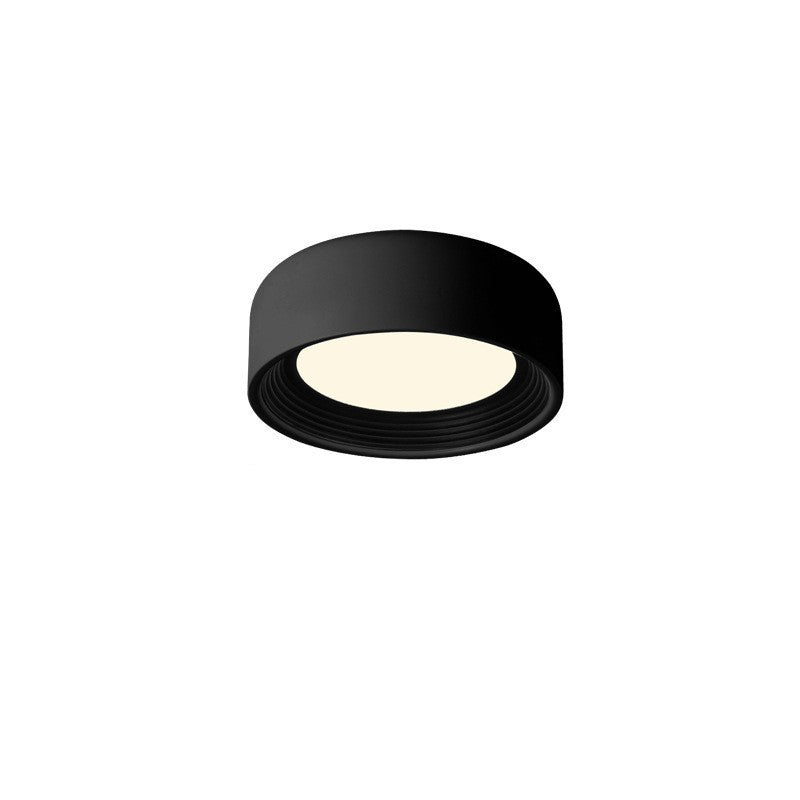 Luz de techo LED empotrada de hierro acrílico redonda minimalista moderna para dormitorio 