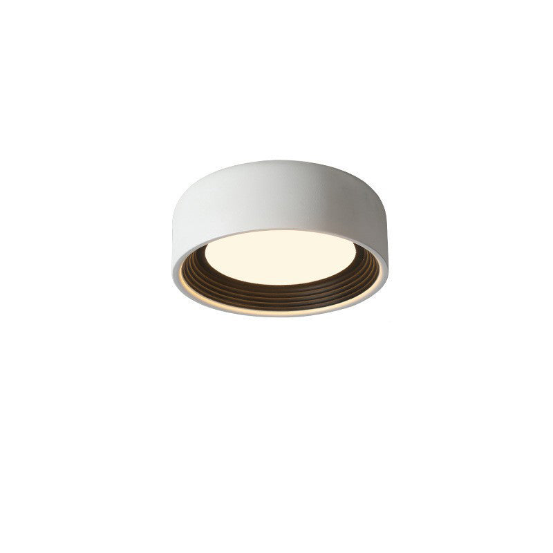 Luz de techo LED empotrada de hierro acrílico redonda minimalista moderna para dormitorio 