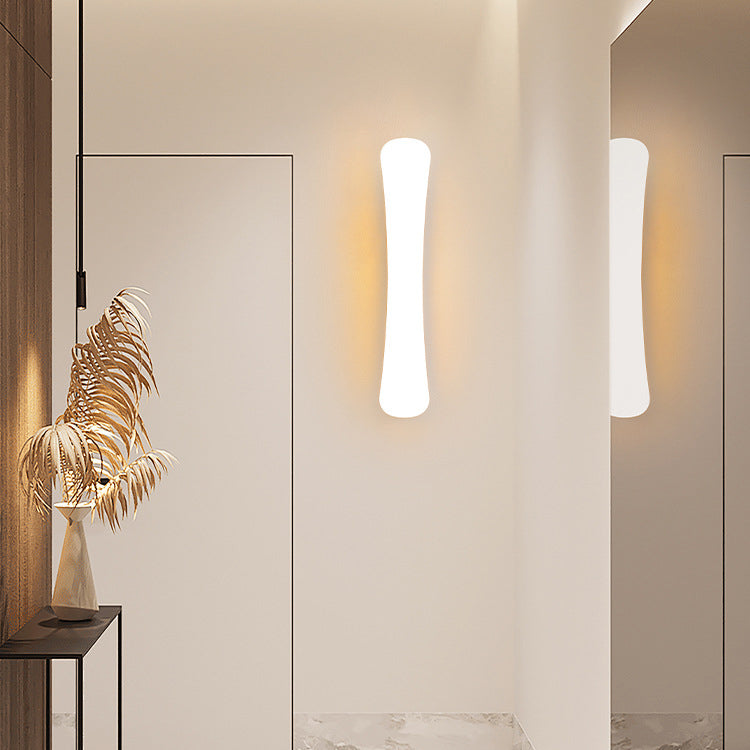 Applique murale à LED en bande ABS PP Modern Simplicity pour salon 