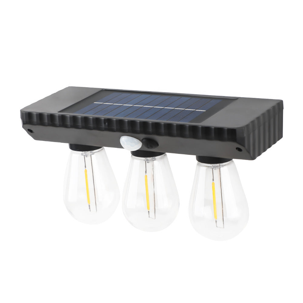 Lampe murale LED avec capteur humain, ampoule PET ABS étanche à l&