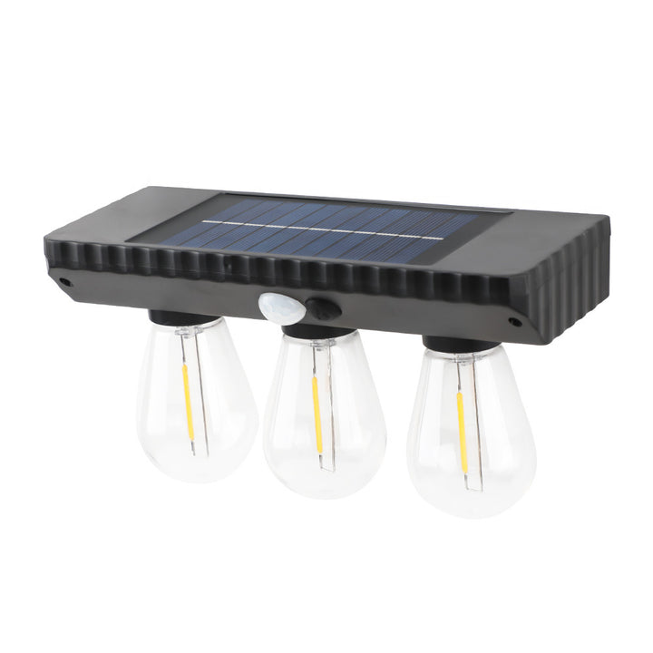 Lampe murale LED avec capteur humain, ampoule PET ABS étanche à l&