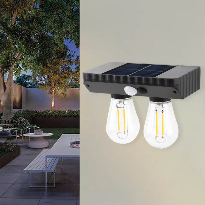 Lampe murale LED avec capteur humain, ampoule PET ABS étanche à l&