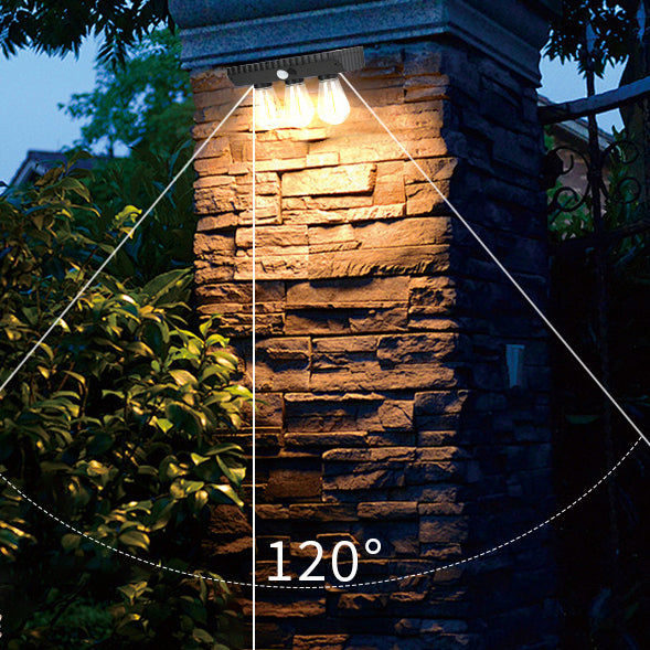 Lampe murale LED avec capteur humain, ampoule PET ABS étanche à l&