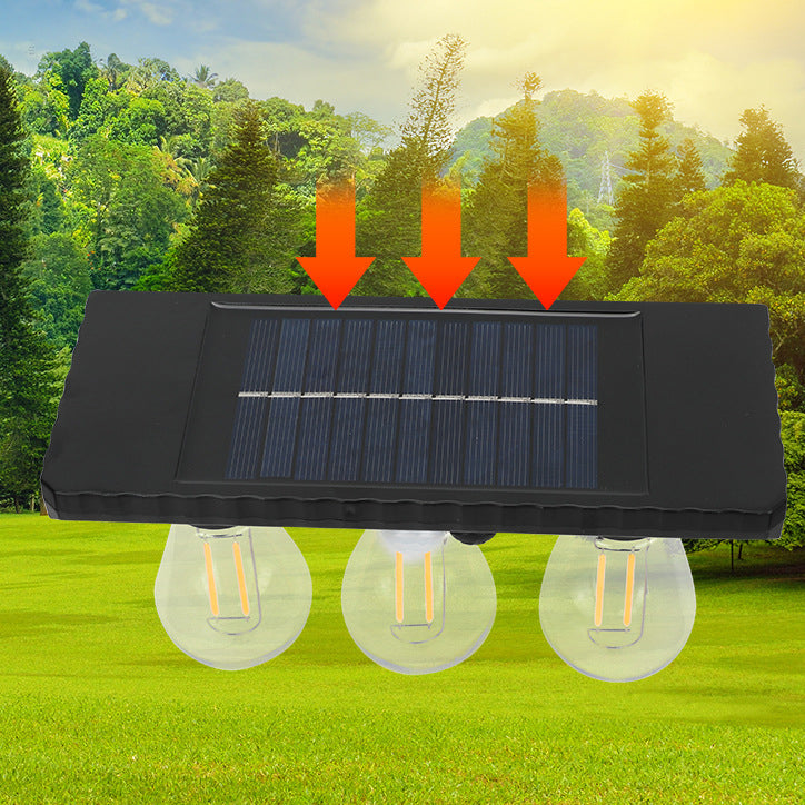 Lampe murale LED avec capteur humain, ampoule PET ABS étanche à l&