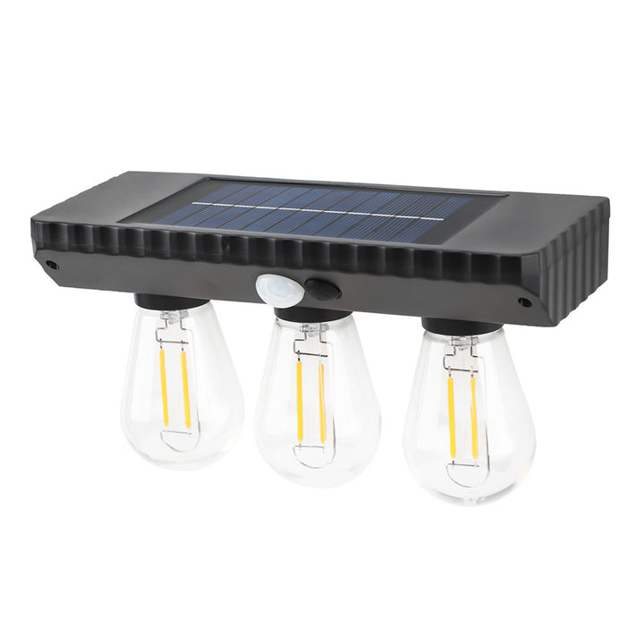 Lampe murale LED avec capteur humain, ampoule PET ABS étanche à l&