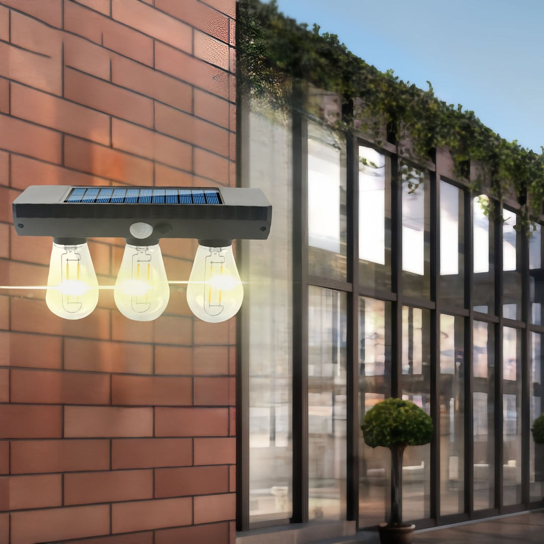 Lampe murale LED avec capteur humain, ampoule PET ABS étanche à l&