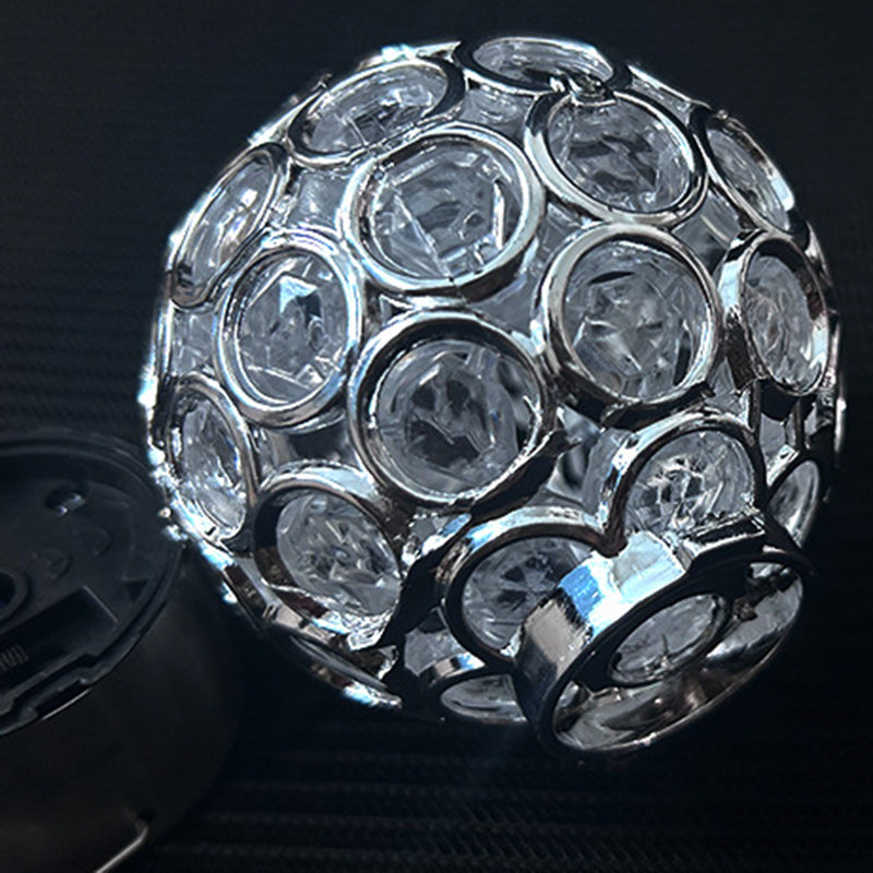 ضوء LED خارجي معلق مصنوع من البلاستيك ABS المقاوم للماء بتصميم كرة مجوفة إبداعية عصرية لإضاءة المناظر الطبيعية في الحديقة 