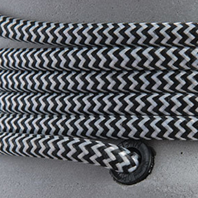 Cylindre Torsadé en Ciment, Fer et Ficelle Industrielle Contemporaine 1-Lumière Suspension pour Salle à Manger 