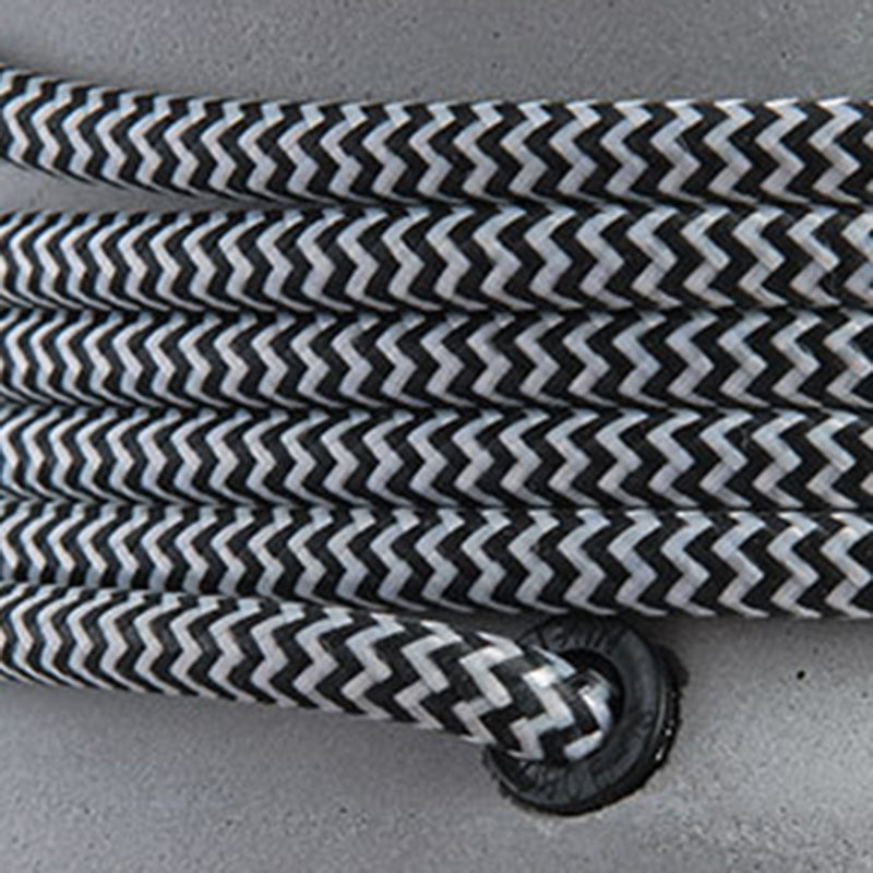 Cylindre Torsadé en Ciment, Fer et Ficelle Industrielle Contemporaine 1-Lumière Suspension pour Salle à Manger 