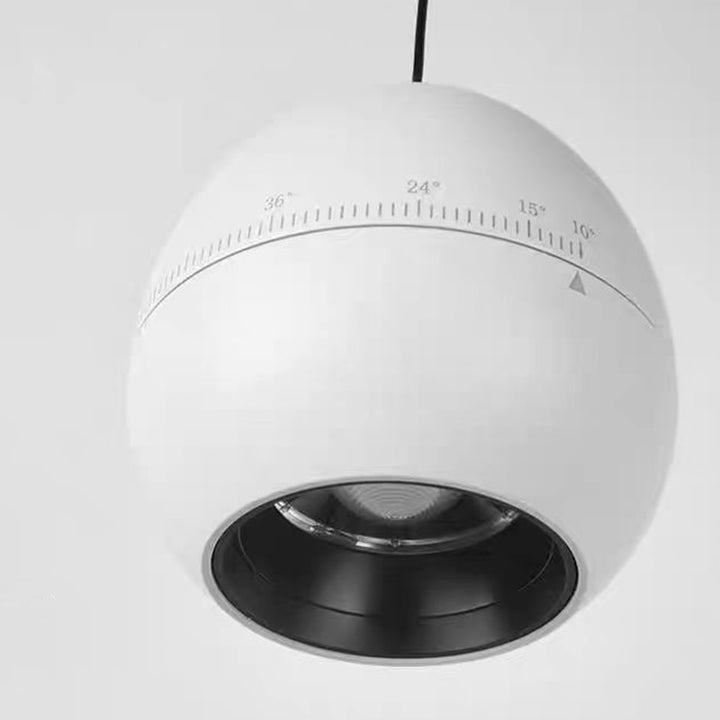 Lámpara colgante LED ajustable de enfoque levantable de aluminio de simplicidad moderna para mesita de noche 