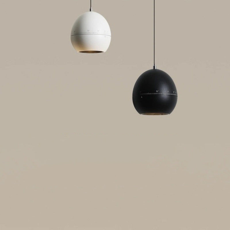 Lámpara colgante LED ajustable de enfoque levantable de aluminio de simplicidad moderna para mesita de noche 