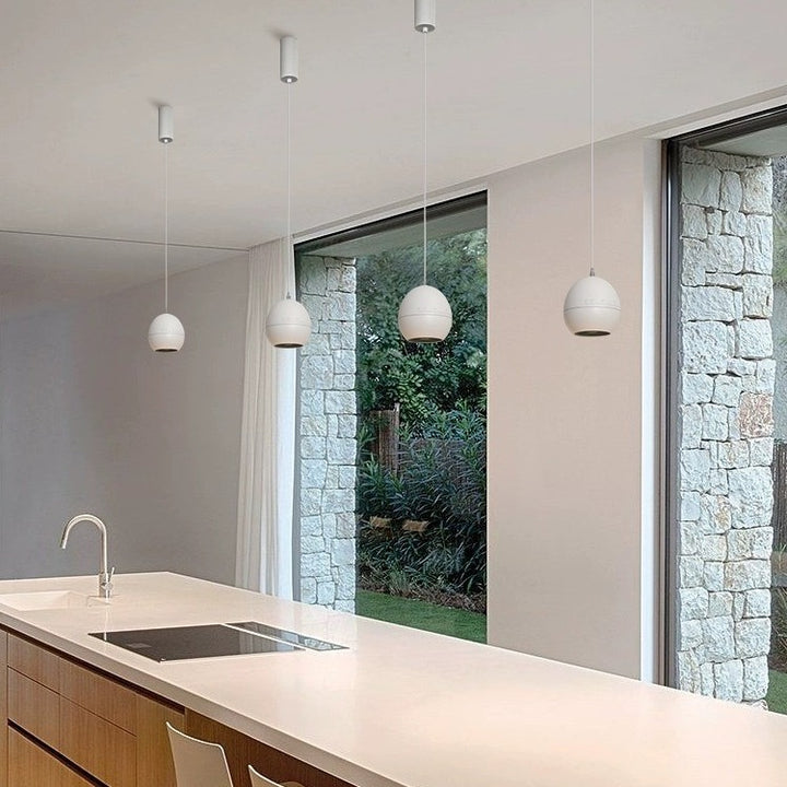 Lámpara colgante LED ajustable de enfoque levantable de aluminio de simplicidad moderna para mesita de noche 