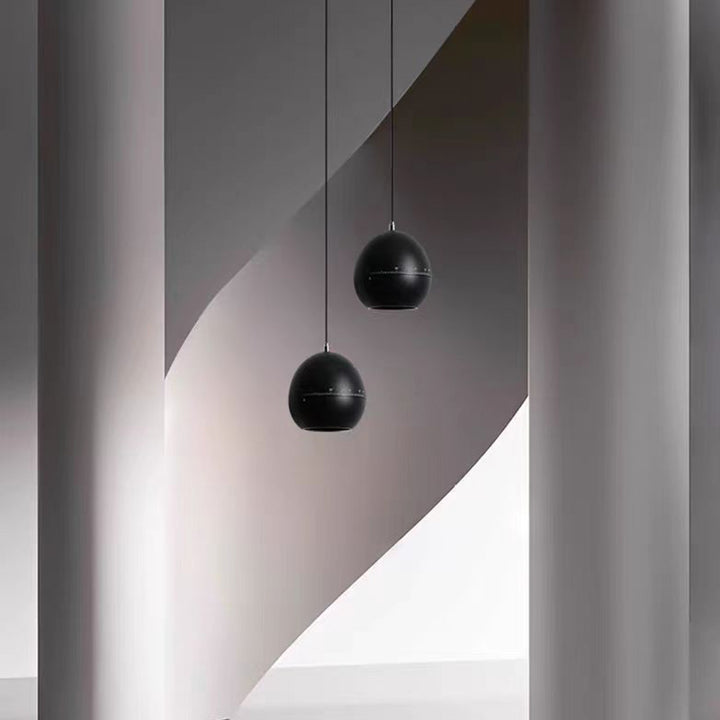 Lámpara colgante LED ajustable de enfoque levantable de aluminio de simplicidad moderna para mesita de noche 