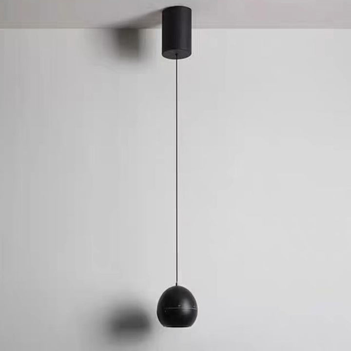 Lámpara colgante LED ajustable de enfoque levantable de aluminio de simplicidad moderna para mesita de noche 