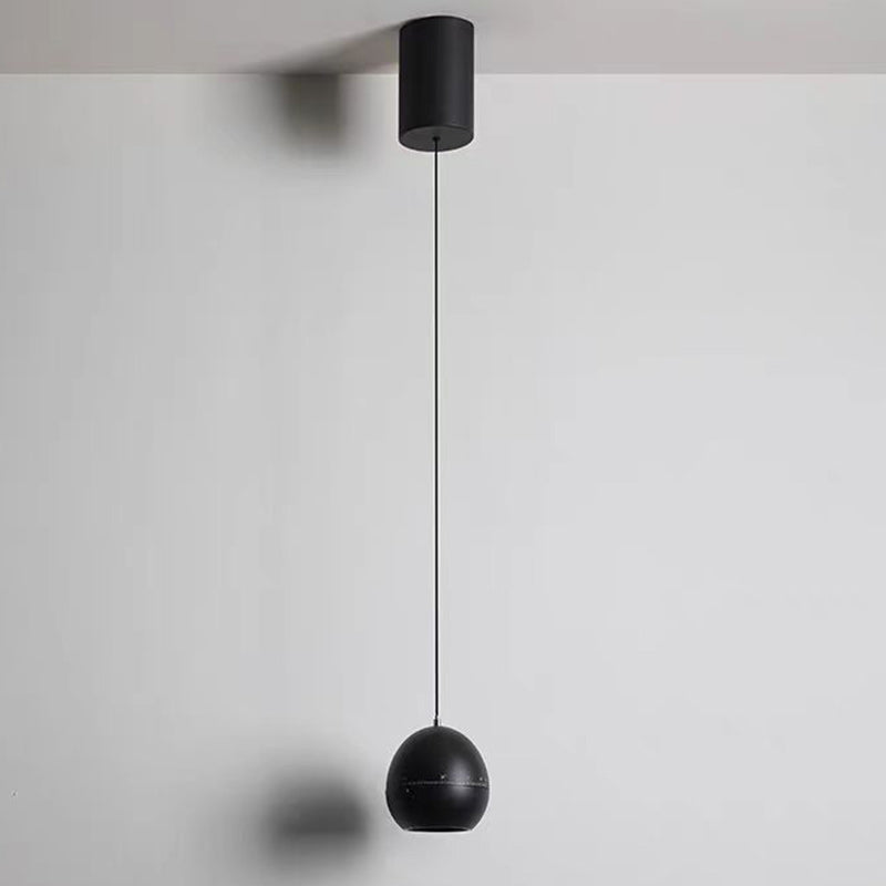 Lámpara colgante LED ajustable de enfoque levantable de aluminio de simplicidad moderna para mesita de noche 
