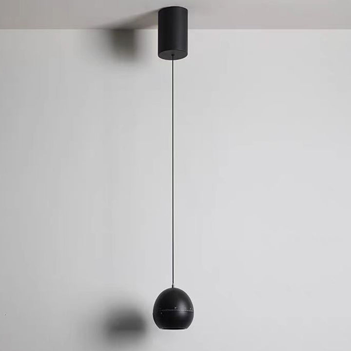 Lámpara colgante LED ajustable de enfoque levantable de aluminio de simplicidad moderna para mesita de noche 