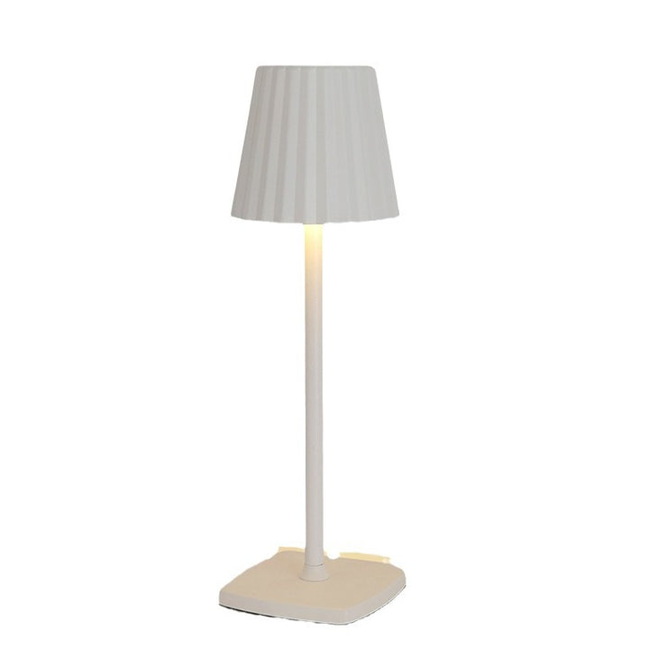 Zeitgenössische skandinavische wiederaufladbare Eisen-Acryl-Faltzylinder-LED-Tischlampe Nachtlicht für Schlafzimmer 